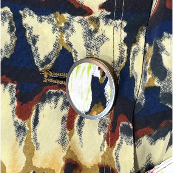 Trench Peacoat by Vertigo Paris, Colorful Versatile Lightweight Small - Picture 6 of 12